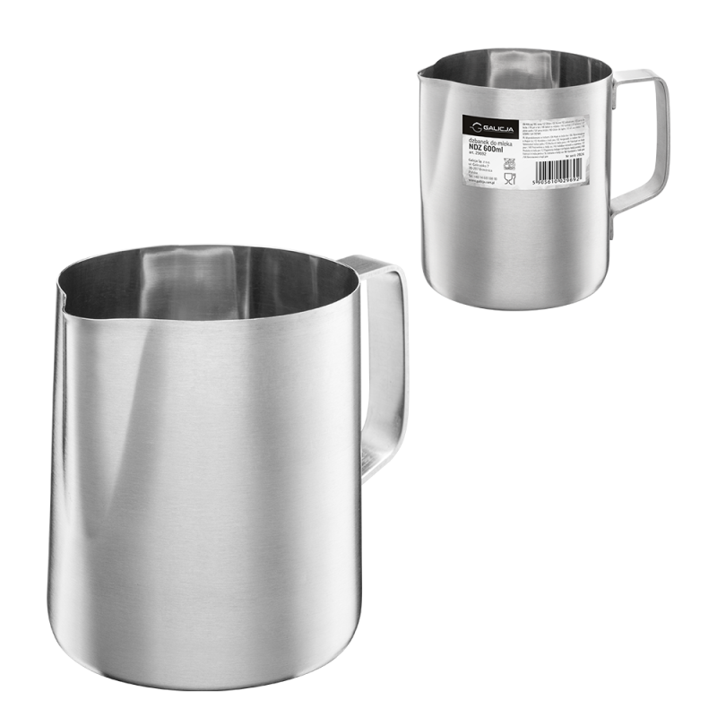 Dzbanek do mleka nierdzewny 600ml 29692