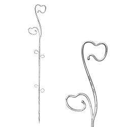 Podpórka do storczyka 59cm 23865 transparent !