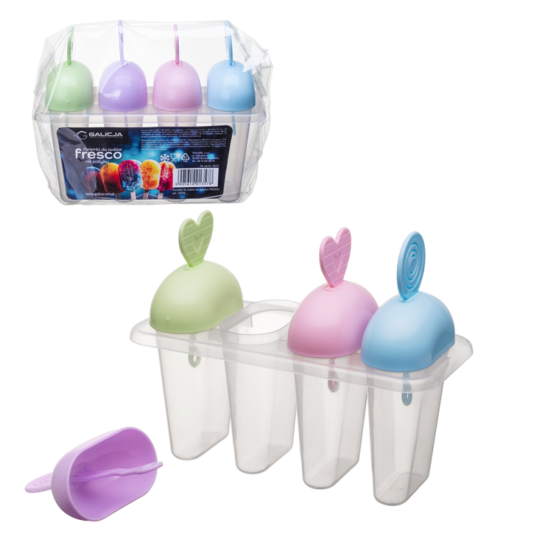 Foremki do lodów na patyku FRESCO 13578