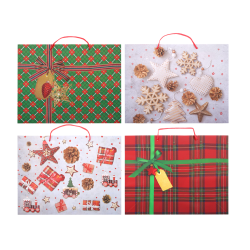 Torebka prezentowa świąteczna H 380x290x100mm 10351