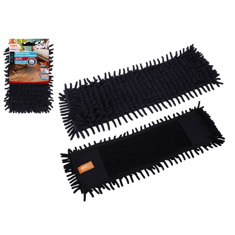 WG PURO Wkład do mopa płaskiego ELITE Black Edition  10614