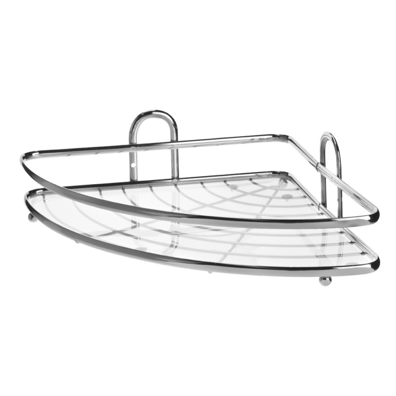 Półka łazienkowa narożna 1 poziomowa BLANCA 5035