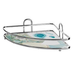 Półka łazienkowa narożna 1 poziomowa BLANCA 5035