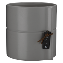 Osłonka ceramiczna ELIZA 13cm 24913 szary