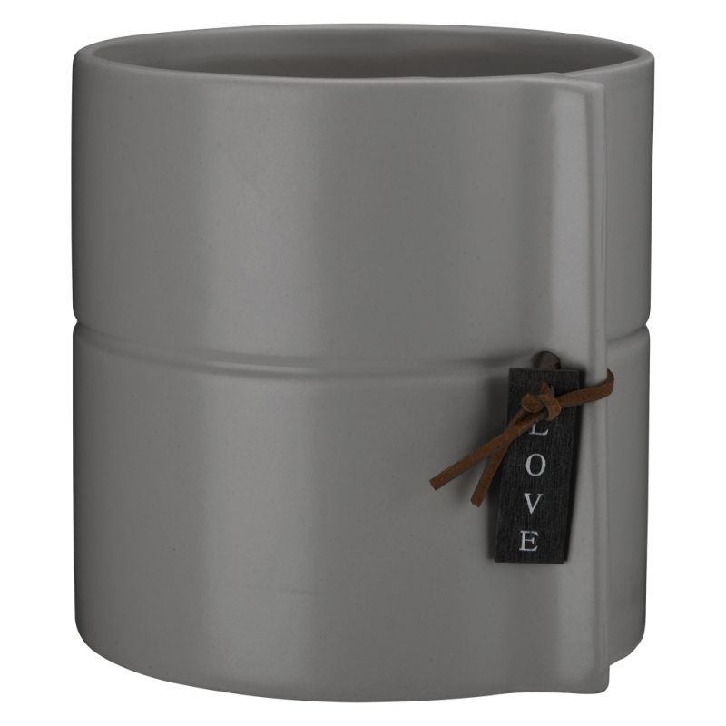 Osłonka ceramiczna ELIZA 13cm 24913 szary