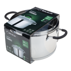 Garnek nierdzewny TORRES 22cm/4,6l 31800