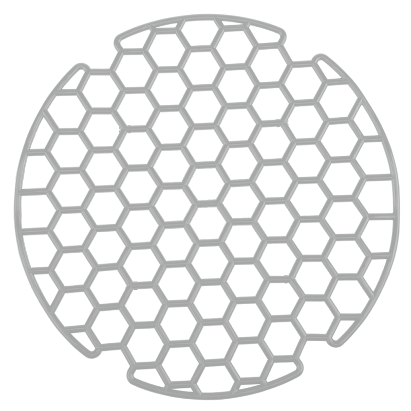 Kratka do zlewu miękka okrągła 7361 szary