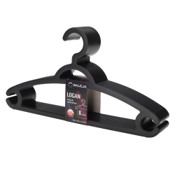 Komplet wieszaków nieobrotowych LOGAN 8 sztuk 23195