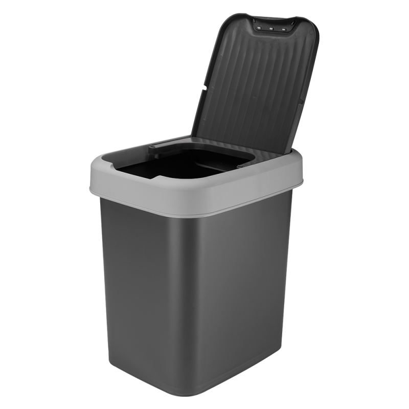 Kosz uchylny VALOR 12l 17415 szary ciemny