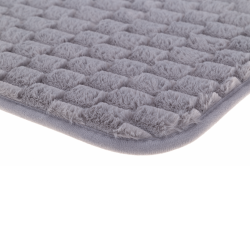 Komplet dywaników łazienkowych ANDORA 50x80/45x45/45x36cm 3 elementy 22235 szary jasny