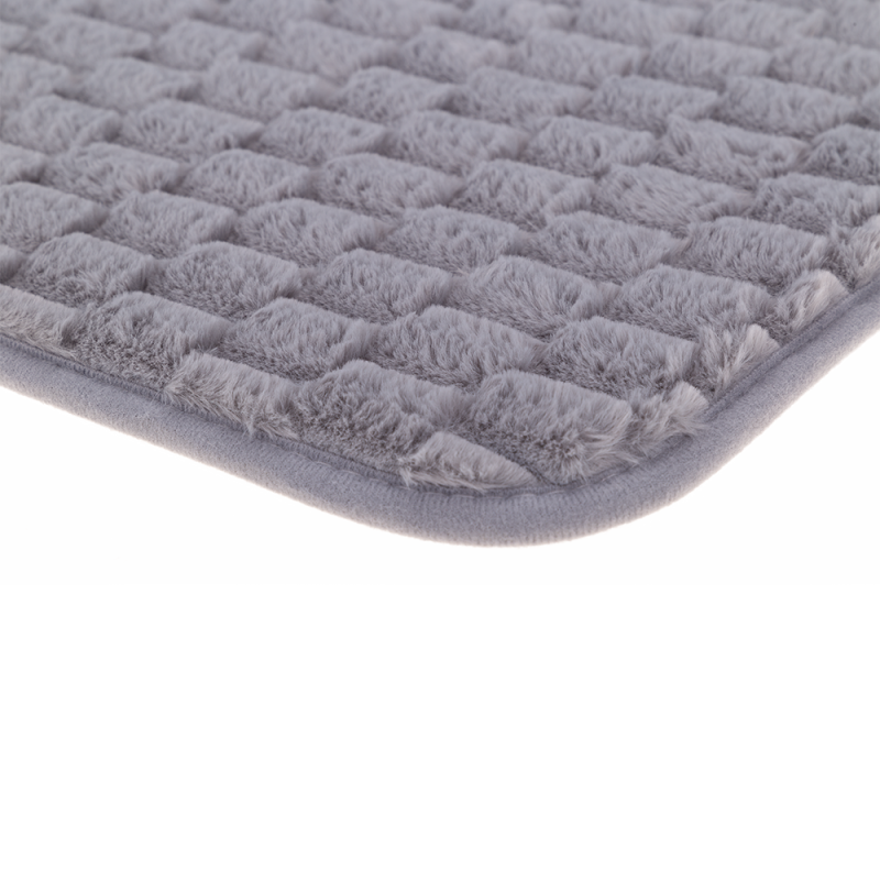 Komplet dywaników łazienkowych ANDORA 50x80/45x45/45x36cm 3 elementy 22235 szary jasny