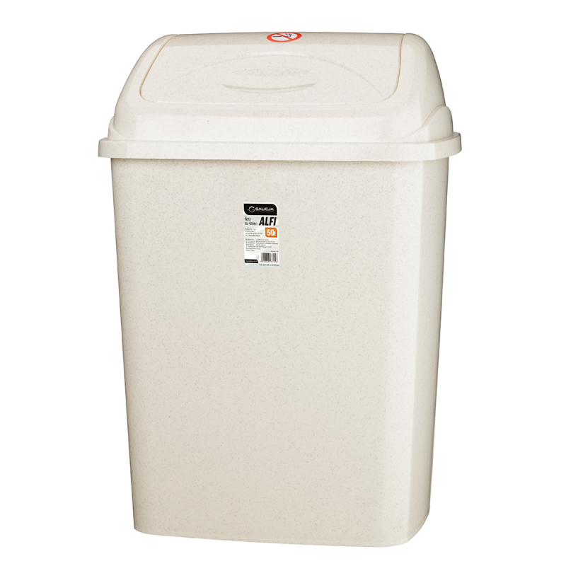 Kosz uchylny ALFI 50l 27725 beżowy 