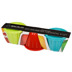 Komplet foremek do galaretek i deserów 200ml 3 sztuki 7465