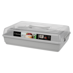 Pojemnik na ciasto BISCOTTI 44x30x13cm 7852 szary 