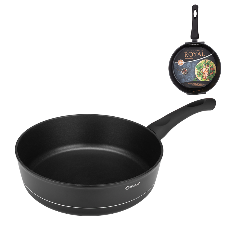 Patelnia głęboka ROYAL 26cm 29852