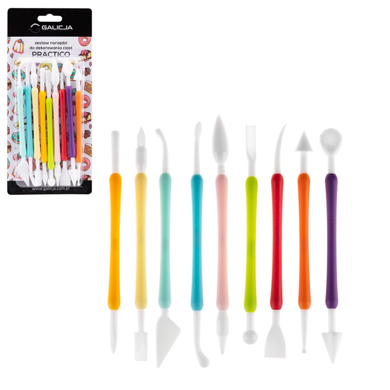Zestaw narzędzi do dekorowania ciast PRACTICO 04255