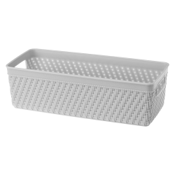 Koszyk LUIS 24x10,4x7,2cm 29647 szary jasny