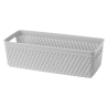 Koszyk LUIS 24x10,4x7,2cm 29647 szary jasny