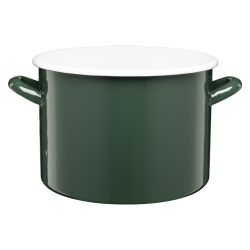 Garnek emaliowany gładki GORDON 22cm/6l 29310 zielony