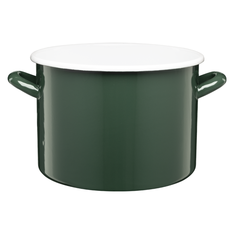 Garnek emaliowany gładki GORDON 22cm/6l 29310 zielony