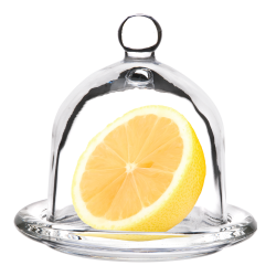 Pojemnik na cytrynę szklany LEMON 20402