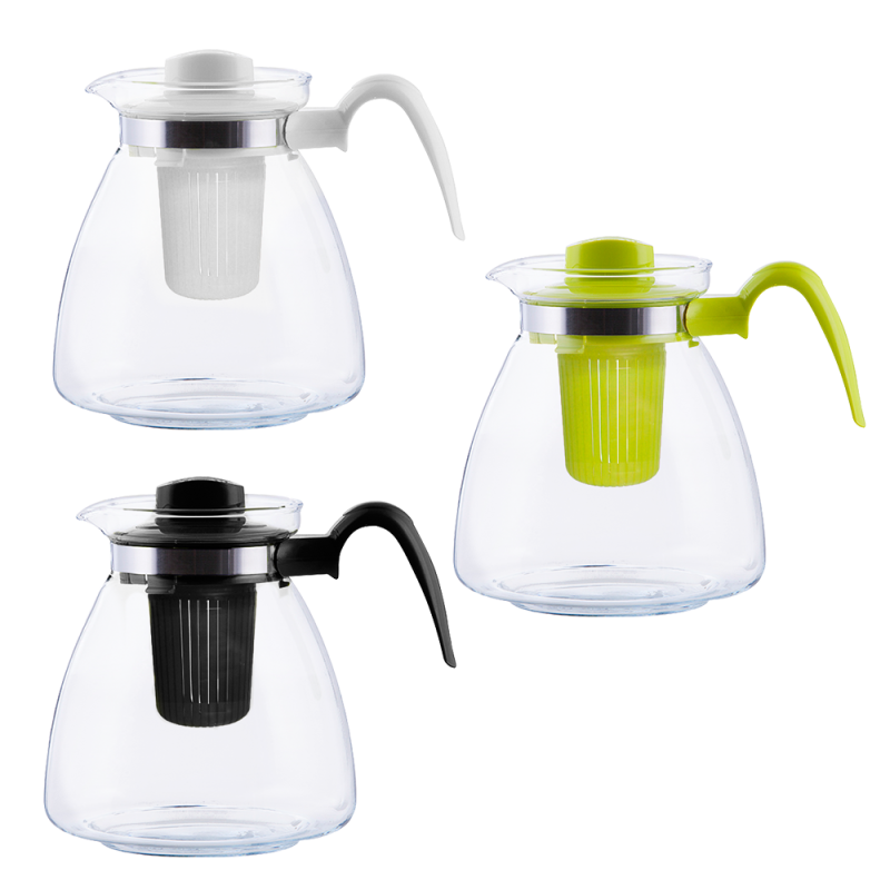 Dzbanek żaroodporny z zaparzaczem AGATA 2,1l 29821