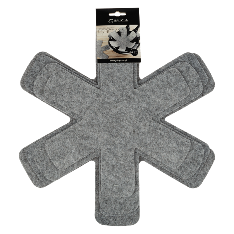Przekładki do patelni PRACTICO 4 sztuki 23947