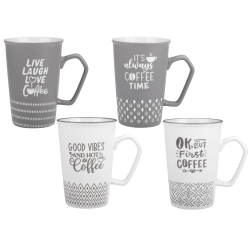 Kubek CAFFE LATTE 400 ml z porcelany New Bone 81440