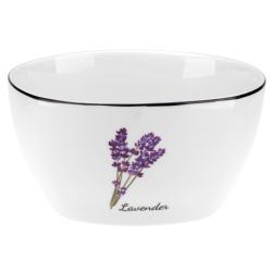 Miseczka PROWANSJA 800ml z porcelany New Bone 81477 wz. Lavender