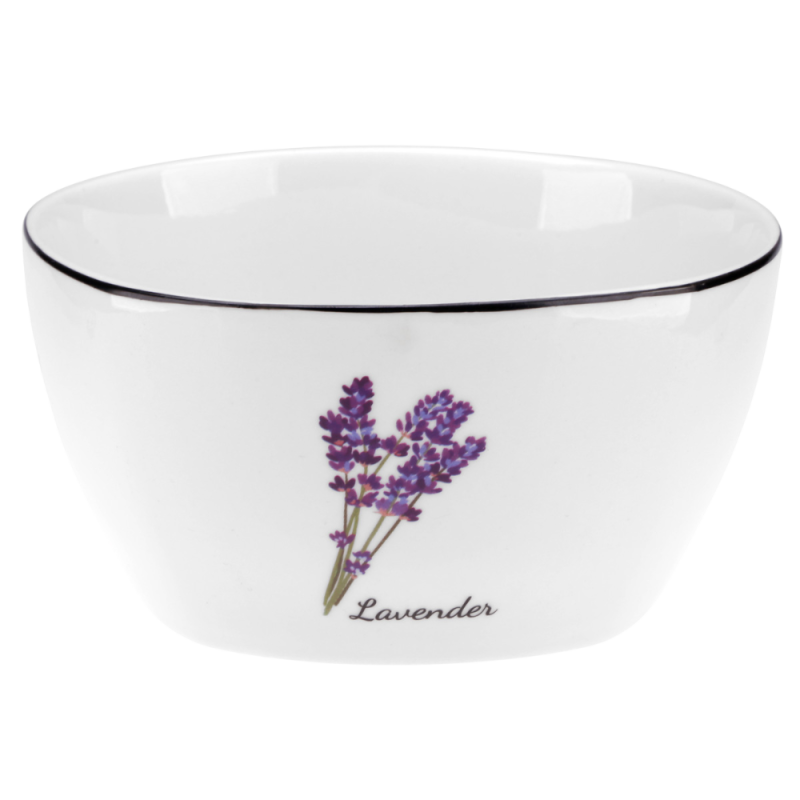 Miseczka PROWANSJA 800ml z porcelany New Bone 81477 wz. Lavender
