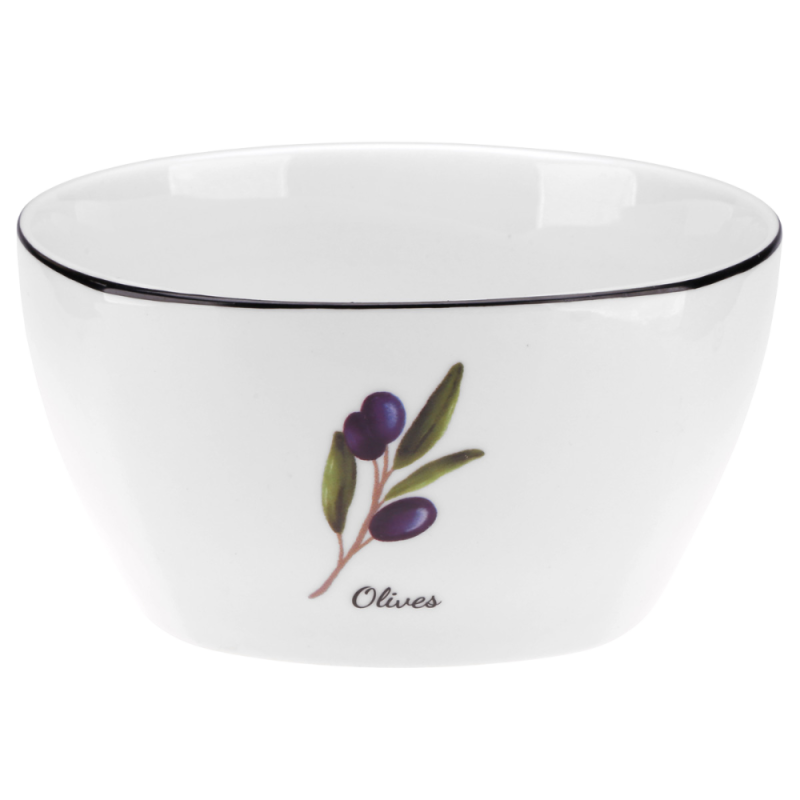 Miseczka PROWANSJA 800ml z porcelany New Bone 81477 wz. Olives