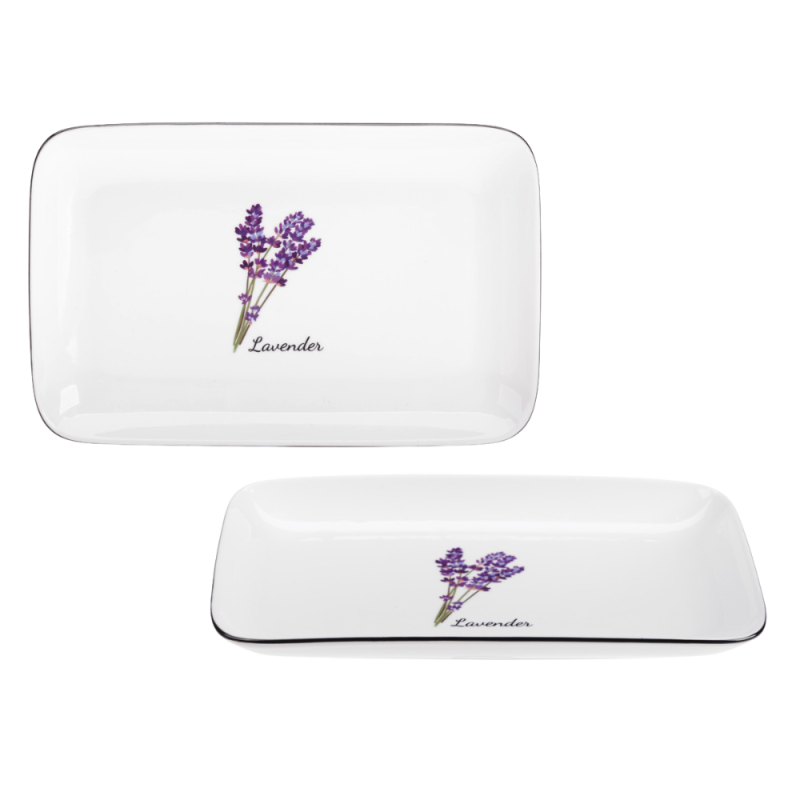 Półmisek PROWANSJA 30cm z porcelany New Bone 81486 wz. Lavender