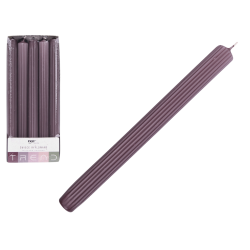 Świeca Ryflowana TREND 22/240 72014 śliwkowy wz3