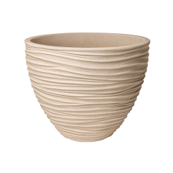 Doniczka okrągła SAND 40x31cm/24l 07171 beżowy