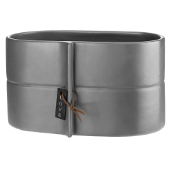 Osłonka ceramiczna ELIZA 22x12cm 24916 szary