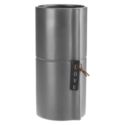 Osłonka ceramiczna ELIZA 11cm 24911 szary