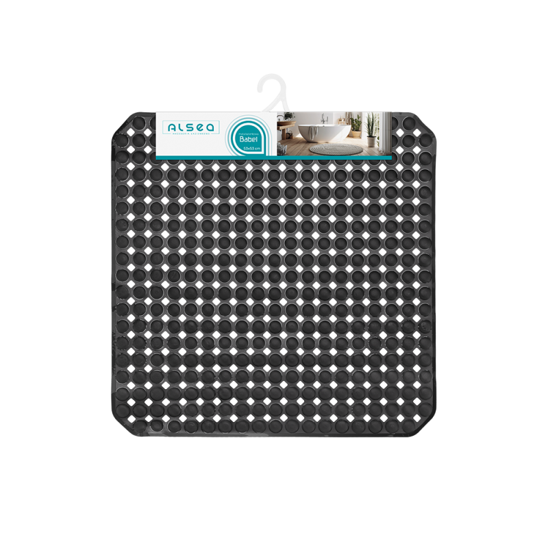 Mata łazienkowa BABEL 53x53cm 29067 czarny !