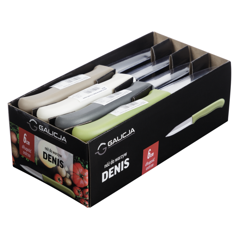 Nóż do warzyw DENIS 17cm 8505 (display 20 sztuk)