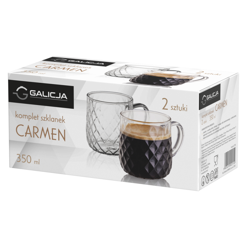Komplet szklanek CARMEN 350ml 2 sztuki 22150