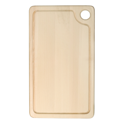 Deska do krojenia drewniana prostokątna z rowkiem 41,5x25cm 0041