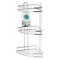 Półka łazienkowa narożna 3 poziomowa BLANCA 0699