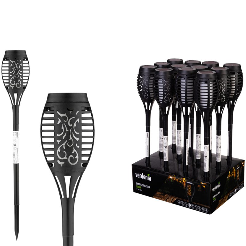 Lampa solarna pochodnia LIBRA 27325 (display 12 sztuk)