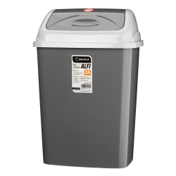 Kosz uchylny ALFI 7,5l 24210 szary 