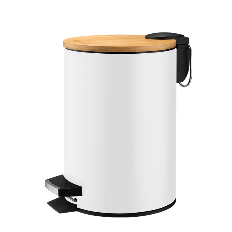 Kosz łazienkowy na śmieci okrągły DASTIN 3l 27695 biały