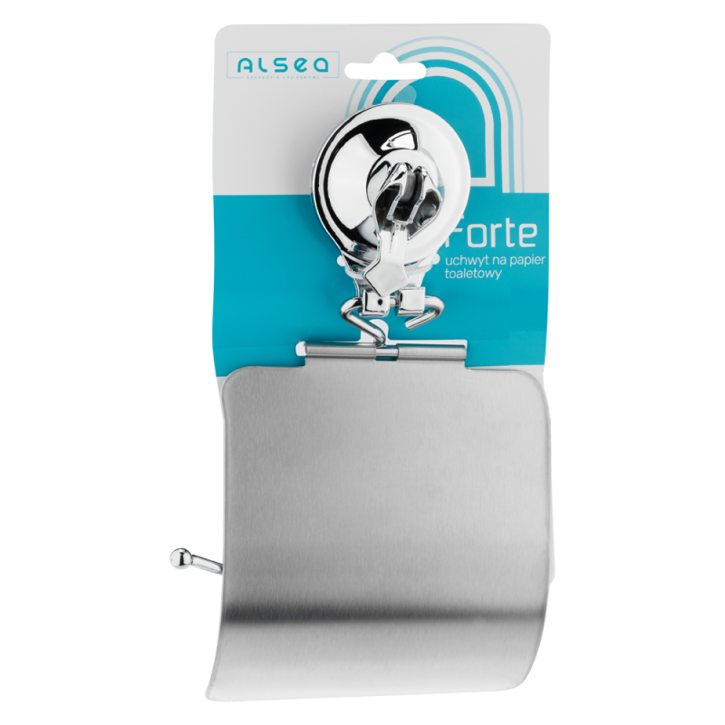 Uchwyt na papier toaletowy z klapką FORTE 9941