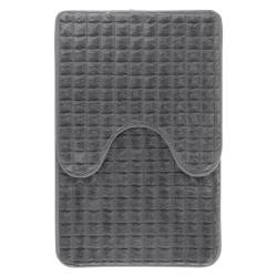 Komplet dywaników łazienkowych PANAMA 45x70/45x45cm 2 elementy 06266 szary