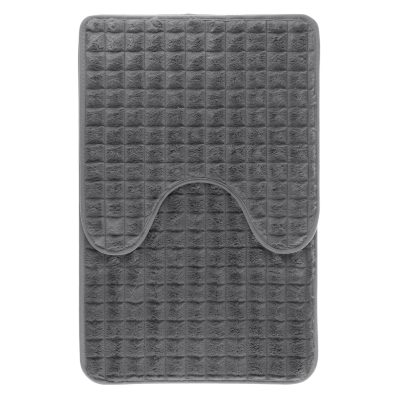 Komplet dywaników łazienkowych PANAMA 45x70/45x45cm 2 elementy 06266 szary