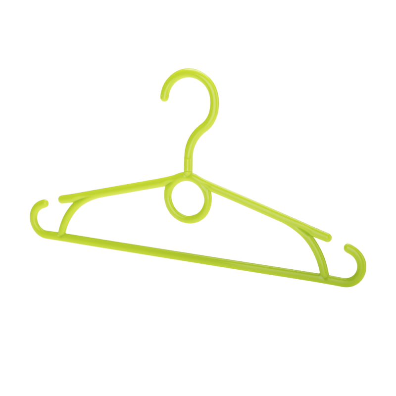 Komplet wieszaków obrotowych dziecięcych LOGAN 5 sztuk 23201 zielony