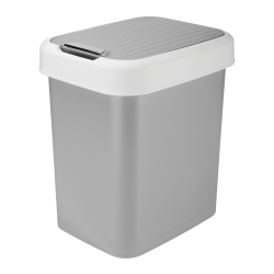 Kosz uchylny VALOR 12l 17415 szary jasny