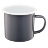 Kubek emaliowany ROBERTO 12cm/1,2l 15831 szary